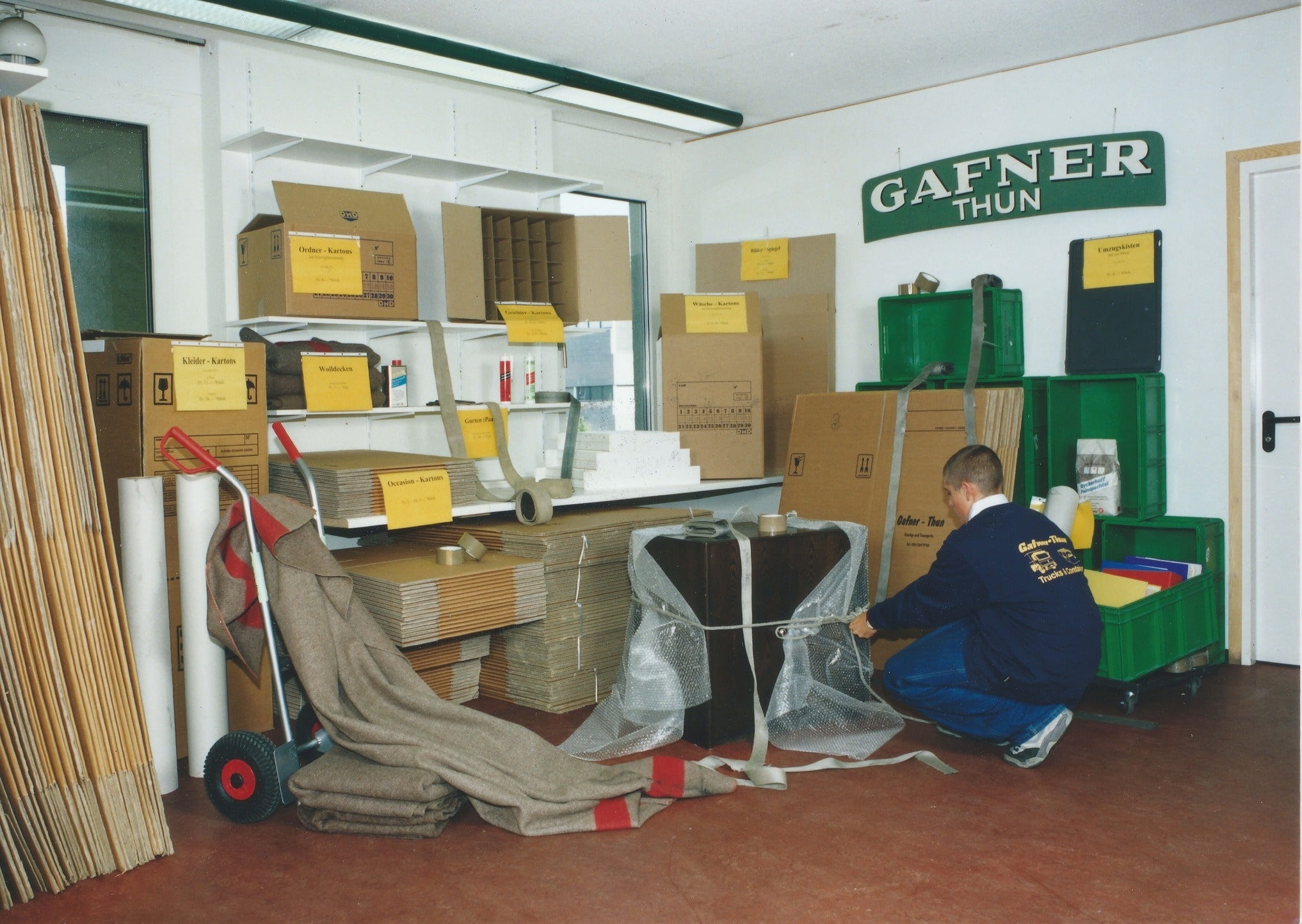 Gafner AG Umzug, Zügelshop
