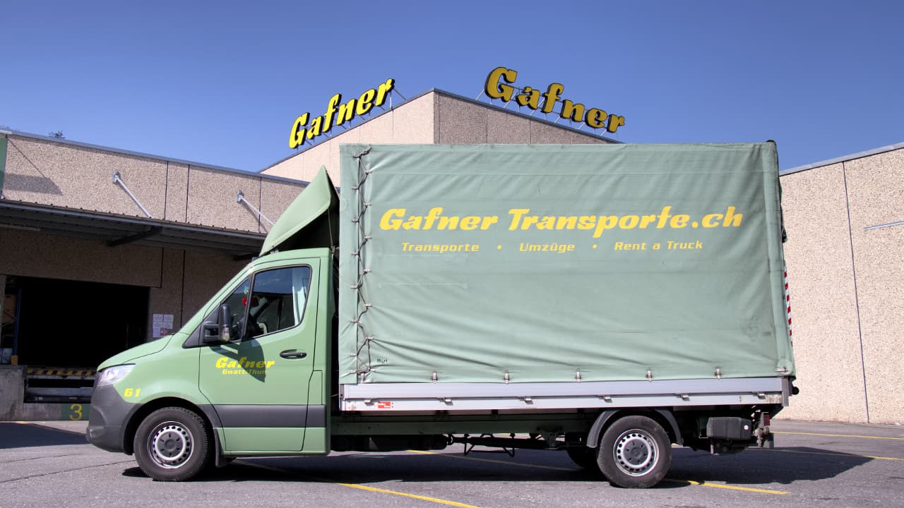 Gafner Mercedes Lieferwagen ohne Hehebühne